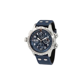 Hamilton MEN'S X-Wind Chronograph Canvas Blue Dial Watch H77906940