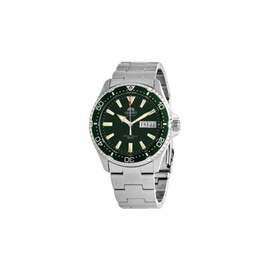 Orient MEN'S Kamasu Stainless Steel Green Dial Watch RA-AA0004E19B