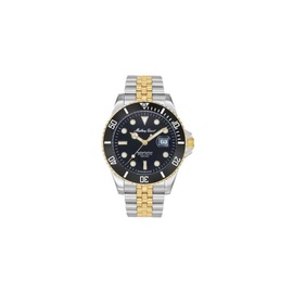 Mathey-Tissot MEN'S Mathy Ceramic Stainless Steel Black Dial Watch H901CRBN
