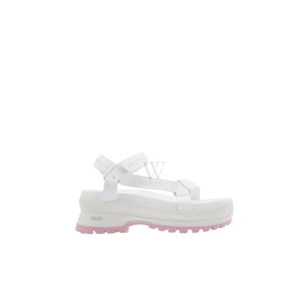 스텔라 맥카트니 스텔라 맥카트니 Stella McCartney Ladies White Trace Strap Sandals 810009 W1CU0-9001