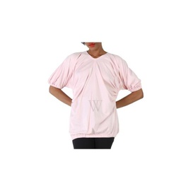 버버리 Burberry Ladies Alabaster Pink Lana Coordinates Print Shirt 8030339
