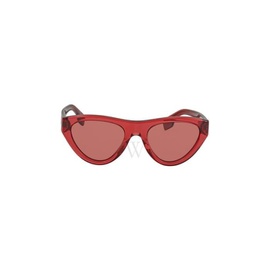 버버리 Burberry 52 mm Transparent Red Sunglasses BE4285 379675 52