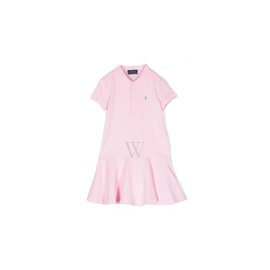 폴로 랄프 로렌 Polo Ralph Lauren Girls Carmel Pink Polo Pony Cotton Polo Dress, Size 5 312698754076