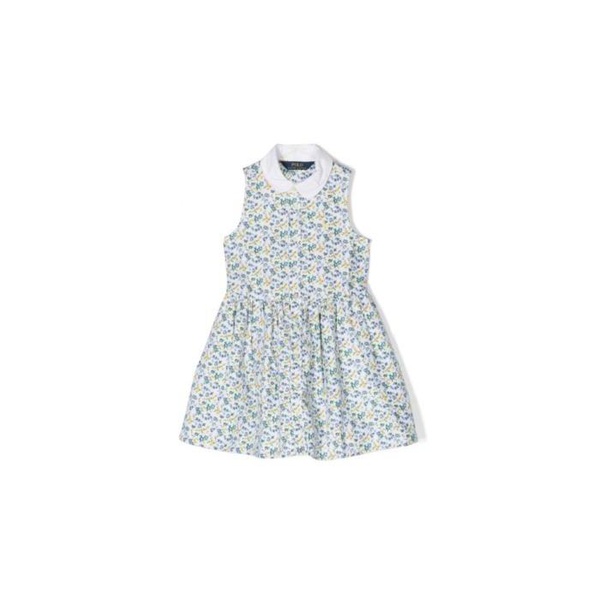 폴로랄프로렌 폴로 랄프 로렌 Polo Ralph Lauren Girls Floral Print Cotton Oxford Shirt Dress, Size 4/4T 311901585001