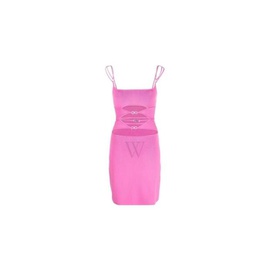 Mach & Mach Ladies Pink Matilde Crystal Bow Dresses R23-C0254-KN4-3S8