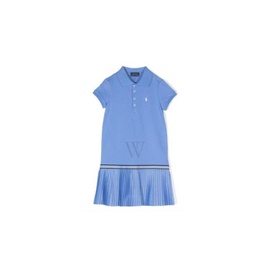 폴로 랄프 로렌 Polo Ralph Lauren Harbor Island Blue Pleated Polo Dress 312862334005