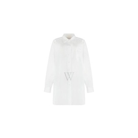 메종마르지엘라 Maison Margiela White Cotton Poplin Oversized Shirt Dress S51DL0253S43001-100