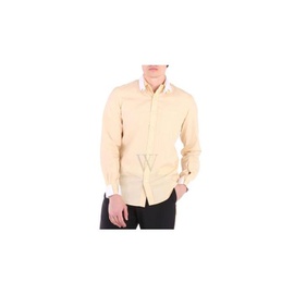 버버리 Burberry Contrast Double Collar Cotton Poplin Shirt 4558046