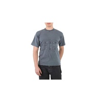 GCDS MEN'S Overdyed GCDS Logo Band Cotton T-Shirt CC22M13S113-02
