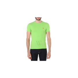 폴로 랄프 로렌 Polo Ralph Lauren MEN'S Green Logo Embroidered Short-sleeve T-shirt, Size X-Small 710671438215