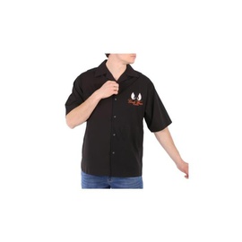 GCDS MEN'S Black Daffy Duck Bowling Shirt LT22M240026-02
