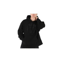 베르사체 Versace MEN'S Black Embellished Medusa-Print Hoodie 1006987-1A04971-1B000
