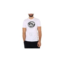 베르사체 Versace MEN'S White Medusa Logo T-shirt 1006984 1A04967 1W010