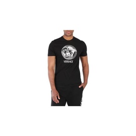 베르사체 Versace MEN'S Black Medusa Logo T-Shirt 1006984 1A04967 1B000