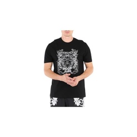 베르사체 Versace MEN'S Black Medusa Head-Print T-Shirt 1006431-1A04393-1B000