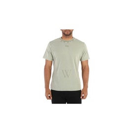 GCDS MEN'S Military Green Overdyed Logo Regular T-Shirt CC94M130134-60