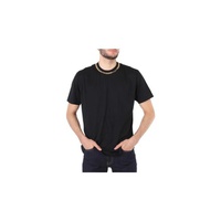버버리 Burberry MEN'S Black Chain Detail T-shirt 4559581