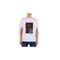 버버리 Burberry MEN'S Optic White Photo Print Cotton T-Shirt 4565697