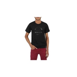Comme Des Garcons MEN'S Black Cotton Jersey Nike Freedom T-shirt 1G-T103-052-Black