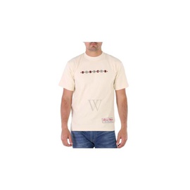 GCDS MEN'S Whitecup SOS Logo Print Regular T-shirt SS22M130107-57
