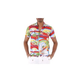 폴로 랄프 로렌 Polo Ralph Lauren MEN'S Classic Fit Floral Print Rayon Shirt 710835514002