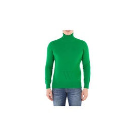 Emporio Armani MEN'S Verde Smeraldo Turtleneck Sweater 8N1M46-1M71Z-0530