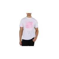 몽클레어 Moncler MEN'S White Logo Print Cotton Jersey T-Shirt H10918C00058-829H8-001