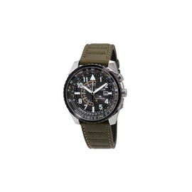 Citizen MEN'S Promaster Nighthawk Leather Black Dial Watch BJ7138-04E