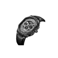 Jbw MEN'S Orion Leather Black (Crystal-set) Dial Watch J6342D