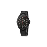 Victorinox Swiss Army MEN'S FieldForce Sport Chronograph Stainless Steel Black Dial Watch 241890