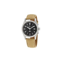 Hamilton MEN'S Khaki Field Canvas Black Dial Watch H69439933