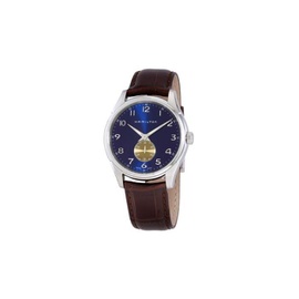 Hamilton MEN'S Jazzmaster Thinline Leather Blue Dial Watch H38411540