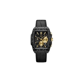 Jbw MEN'S Echelon Leather Black Dial Watch J6379A