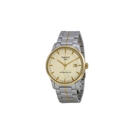 Tissot MEN'S Stainless Steel with Gold-plated accents Ivory Dial T086.407.22.261.00