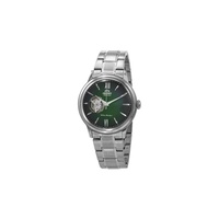 Orient MEN'S Helios Stainless Steel Green (Open Heart) Dial Watch RA-AG0026E