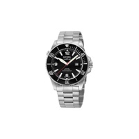 Gevril MEN'S Canal Street Stainless Steel Black Dial Watch 46600B