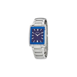 Bulova MEN'S Classic Stainless Steel Blue Dial Watch 96A169