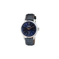 Gevril MEN'S Fashion (Calfskin) Leather Blue Dial Watch 4253A