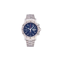 Revue Thommen MEN'S Air speed Chronograph Stainless Steel Blue Dial Watch 16071.6126