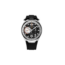 Stuhrling Original MEN'S Monaco Rubber Black Dial Watch M13539