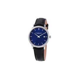 Raymond Weil MEN'S Toccata (Calfskin) Leather with Alligator Motif Blue Dial Watch 5485-STC-50001