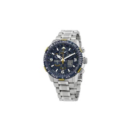 Citizen MEN'S Promaster Skyhawk A-T Chronograph Stainless Steel Blue Dial Watch JY8078-52L