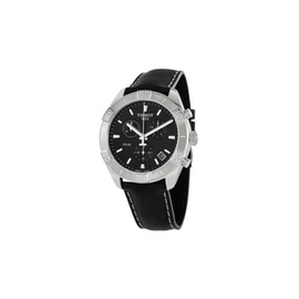 Tissot MEN'S PR100 Chronograph Leather Black Dial Watch T101.617.16.051.00