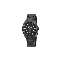 Seiko MEN'S Big Date Stainless Steel Black Dial Watch SUR515P1