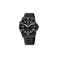 Gevril MEN'S Canal Street Stainless Steel Black Dial Watch 46603B