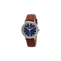Hamilton MEN'S American Classic (Calfskin) Leather Blue Dial Watch H38425540