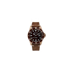 Mathey-Tissot MEN'S Vintage Leather Brown Dial Watch H9010PLRM