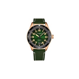 Stuhrling Original MEN'S Monaco Leather Green Dial Watch M13665