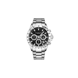 Stuhrling Original MEN'S Monaco Chronograph Stainless Steel Black Dial Watch M15961