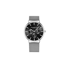Stuhrling Original MEN'S Monaco Stainless Steel Black Dial Watch M16241